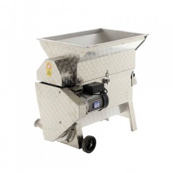 Agrieuro 3106 Desciorchinator electric cu pompa Agrieuro Inox, cuva rabatabila 1500W, 2000kg/h