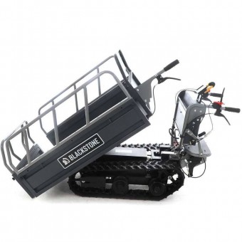 Agrieuro K600013 Roaba electrica Blackstone, 2400W, 5km/h, 450Kg, 174x90x70cm, Li-Ion, 60V, 20Ah, Far led, cuva extensibila si basculabila
