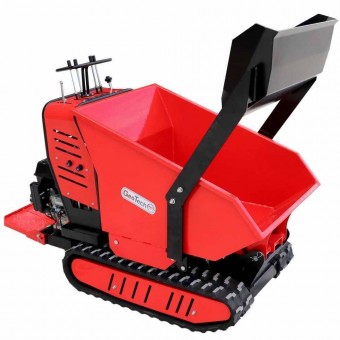 Agrieuro K600510 Roaba cu motor GeoTech 550DHS Hydro, 9CP, 5km/h, 500Kg, 224x77x121cm, cuva extensibila si basculabila si lopata incarcare