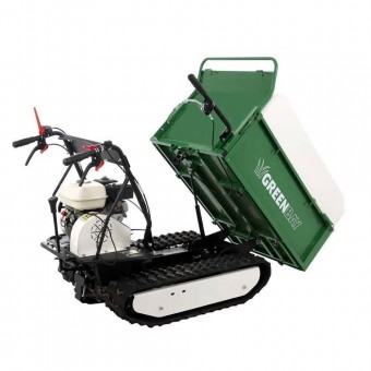 Agrieuro K605299 Roaba cu senile GreenBay Expander 500, motor Honda GP160, 5 CP, 4 viteze, container basculabil extensibil, max 500 kg