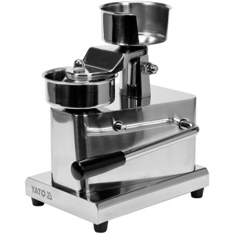 Aparat pentru facut hamburger, 100mm, Yato YG-03400, Inox