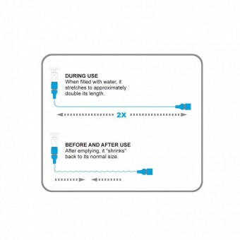 Aquacraft sk-256210 Furtun de gradina extensibil, Aquacraft Premium Extendable 256210, lungime 15-30 m, inclus pistol de stropit