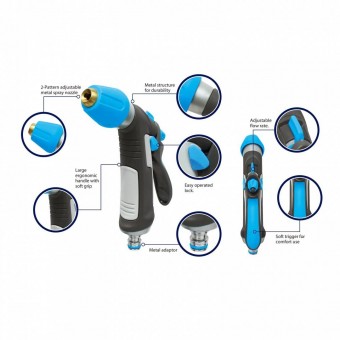 Aquacraft SK-256633 Pistol de gradina, Aquacraft 750530 Metal Spray Gun, structura metalica