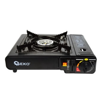 Aragaz turistic, camping, Geko G80521, arzator si gratar, alimentare cu cartus gaz butan