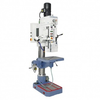 Bernardo 01-1303XL Masina de gaurit cu coloana si transmisie prin curea Bernardo GB 50 Vario, turatie variabila, masa motorizata, 400V