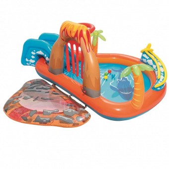 Bestway sk-8050230/ Piscina copii, centru de joaca gonflabil Bestway 53069 Lava Lagoon, 265x265x104 cm