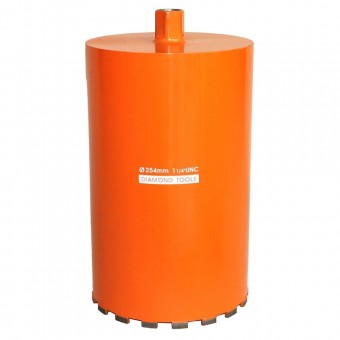 Bisonte 254×400 Carota pentru beton diamantata 254×400 mm, prindere 1 ¼” UNC