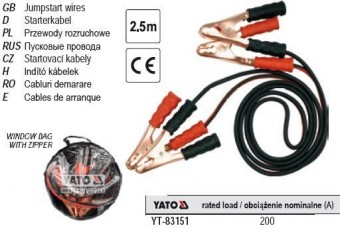 CABLURI INCARCARE BATERIE AUTO 200A