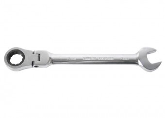 Cheie combinata cu clichet cap flexibil 17mm, TopMaster