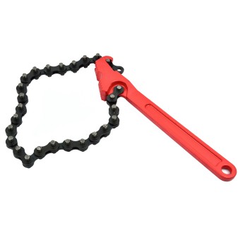 Cheie cu lant pentru filtre de ulei, Geko G02555, max. 125 mm