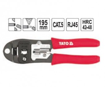 CLESTE SERTIZAT CONECTORI 4p-6p-8p, YATO YT-2244