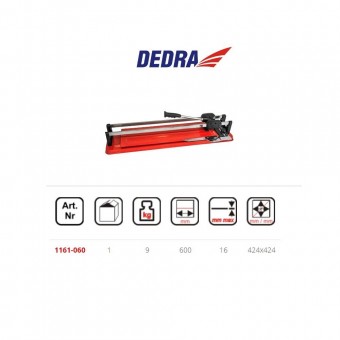 Dedra 1161-060 Masina de taiat gresie Dedra 1161-060, lungime max. 600 mm