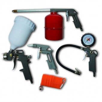 Dedra A532009 Set accesorii pentru compresor 5 piese Dedra Pansam A532009