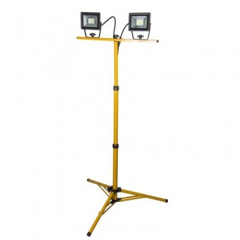 Dedra L1062-3 Reflector cu stativ Dedra L1062-3, 2 x LED, 2x30W, Trepied Aluminiu, 2 x 2250 lm, IP65