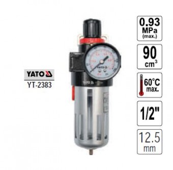 Filtru cu reductor 90cm3, Yato YT-2383