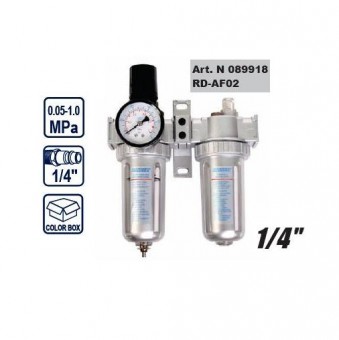 Filtru de aer, regulator si lubrificator pentru compresoare, Raider
