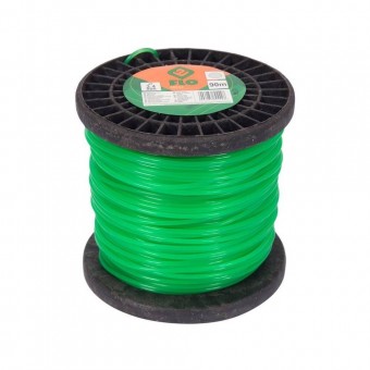 FLO 89442 Bobina cu fir nailon pentru motocoasa si trimmer, Flo, profil rotund 2.4 mm Ñ… 90 m