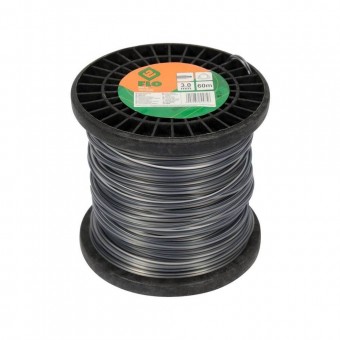 FLO 89475 Bobina cu fir nailon pentru motocoasa si trimmer, Flo, profil triunghiular 3.0 mm Ñ… 60 m, EXTRANYL