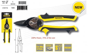 Foarfeca pentru taiat tabla 180mm, TopMaster