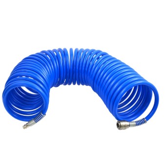 Furtun pneumatic spiralat Geko G01172, dimensiune 8x12 mm, lungime 20 m