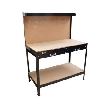 Geko G10870 Banc de lucru Geko G10870, 2 sertare, 1200 x 600 x 9 mm, Otel
