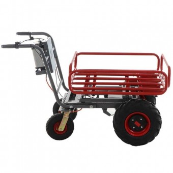 GeoTech K603038 Carucior electric Geotech CAR 300T-Plus, putere 400W, 40V, 6Ah, 250 kg, Basculabil si Extensibil, 6 km/h