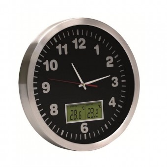 Home AWC 30T Ceas de perete cu termometru de exterior si interior, Home AWC 30T