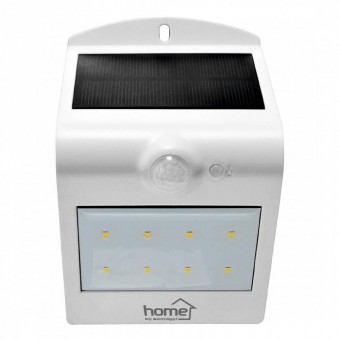 Home FLP 2/WH Solar Reflector LED cu panou solar, cu senzor de miscare, Alb Home FLP 2/WH Solar, 1200 mAh