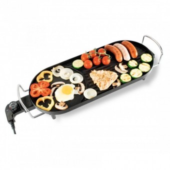 Home HGGR01 Grill electric Home HG GR 01, putere 2000 W, suprafata anti-derapanta