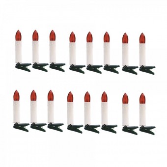 Home KI 16/RD GhirlandÄƒ cu becuri, lumanÄƒri cu clemÄƒ, Home KI 16/RD, lungime 8 m, 230V, rosu