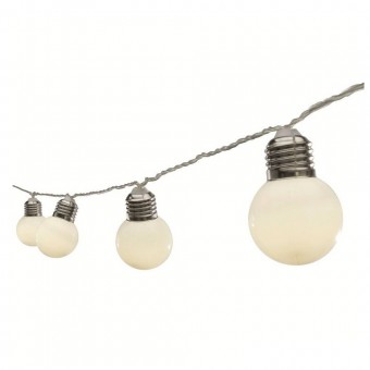 Home LP 20/WW GhirlandÄƒ cu LED-uri, decor globuri mate, 20 LED alb cald Home LP 20/WW, exterior