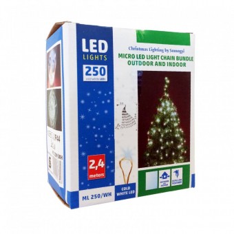 Home ML250/WH Instalatie luminoasa cu LED-uri micro, de exterior 250 led alb rece, Home ML 250/WH