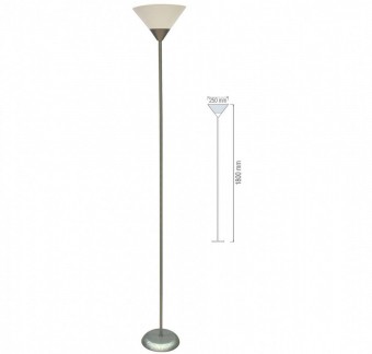 Horoz 045-001-0001 Lampa de podea Meric-1 White, 1.8m, max.100W, E27
