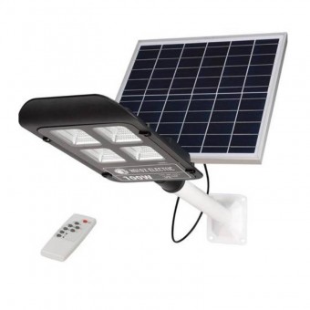 Horoz 074-006-0100/ Lampa solara pentru iluminat stradal Horoz Laguna-100, kit complet, 100W, 1300lm, lumina rece 6400K