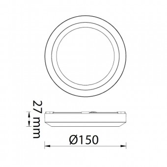 Horoz 076-010-0005 Aplica LED pentru exterior Hurma Dark Grey, 4200K, 5W, 270lm, 100-240V, IP65, Gri inchis