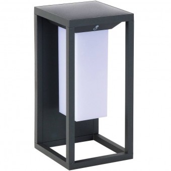 Horoz 078-014-0001 Lampa solara Solaris-1, Aluminiu, 2W, 220 lm, Li-Ion, Lumina neutra, senzor miscare, IP65