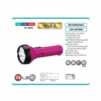 Horoz 084-006-0002/ Lanterna reincarcabila Horoz HL 3097L, Led, 0.7 W, 35 lm, 9000 k