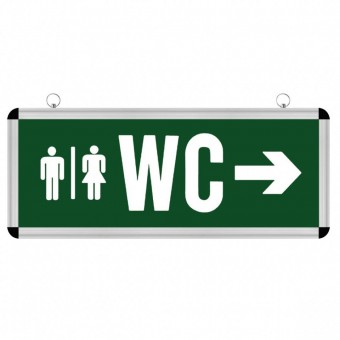 Horoz 084-020-0002WC Caseta luminoasa cu Led Informare WC