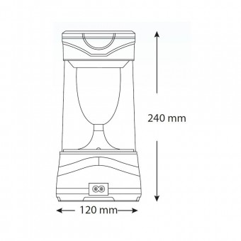 Horoz 084-022-0010/ Lampa solara cu led, pentru camping, Romario Dimmable, 10 W, incarcare la retea, 12 V si solara