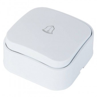 Horoz 112-001-0004 Intrerupator cu revenire Horoz Eva Ring, Alb, 10A, 250V, IP20