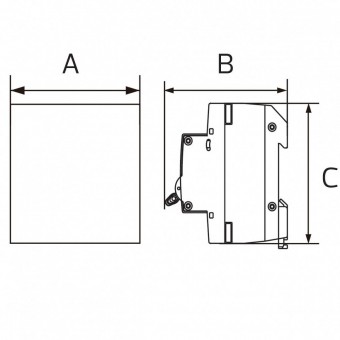 Horoz 114-003-4025 Siguranta automata cu protectie diferentiala, Horoz RCCB 25A, 4 Poli, curba declansare AC, 4.5kA, 30mA