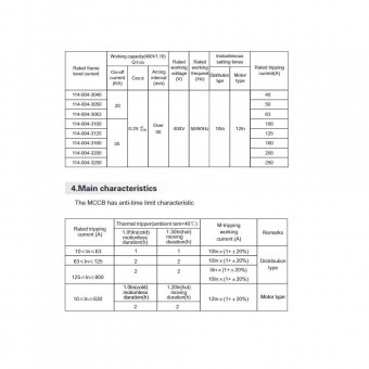 Horoz 114-004-3160 Intrerupator automat Horoz MCCB 160A, 3 Poli, curba declansare C, 35kA