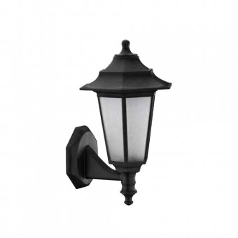Horoz 400010117N/ Lampa de iluminat exterior tip felinar, Horoz Begonya-2, negru, IP44, Anti-Shock