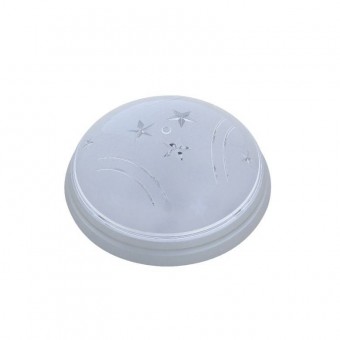 Horoz 400.123.101 Aplica pentru tavan UFO Silver, plastic, max 40W, Argintiu, E27