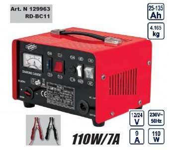 Redresor auto 12/24V, Raider RD-BC11  110W/7A