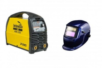 Intensiv 53158 ARC 200 VRD - Aparat de sudura tip invertor + Masca cristale BLUE