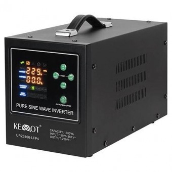 Kemot LEC-URZ3406-LFP4 Ups centrale termice sinus pur 1000va/700w 12v kemot