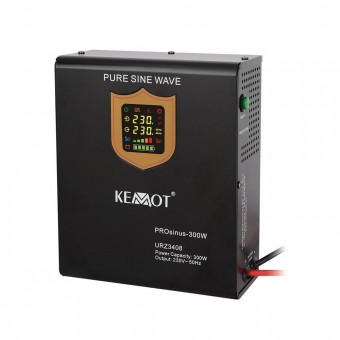 Kemot URZ3408 UPS pentru centrale termice Kemot URZ3408, sinus pur, 300 W, afisaj led