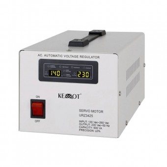 Kemot URZ3425 Stabilizator de tensiune cu servomotor Kemot URZ3425, 500VA, 130-260VAC 