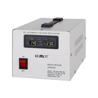 Kemot URZ3426 Stabilizator de tensiune cu servomotor Kemot URZ3426, 1000VA, 130-260VAC 